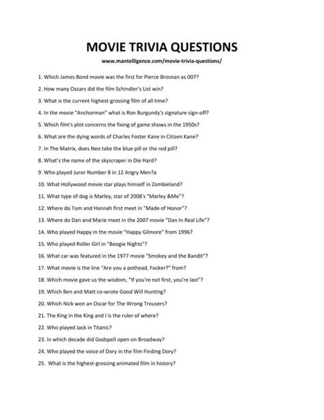 film quiz with answers